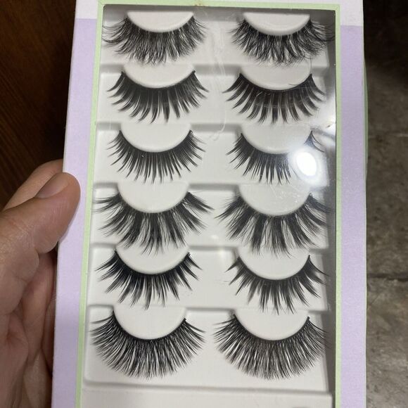 Smoke & Mirrors Planet Positive 6 Pairs Of Eyelashes With Glue Beauty Cosmetic - Picture 3 of 5